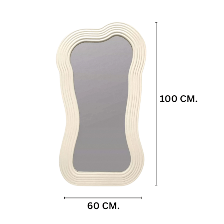 กระจกตั้งพื้น MY DOLLS HOUSE ZENN 100 CM. สีขาว_1